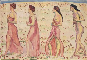 Het Gevoel door Ferdinand Hodler